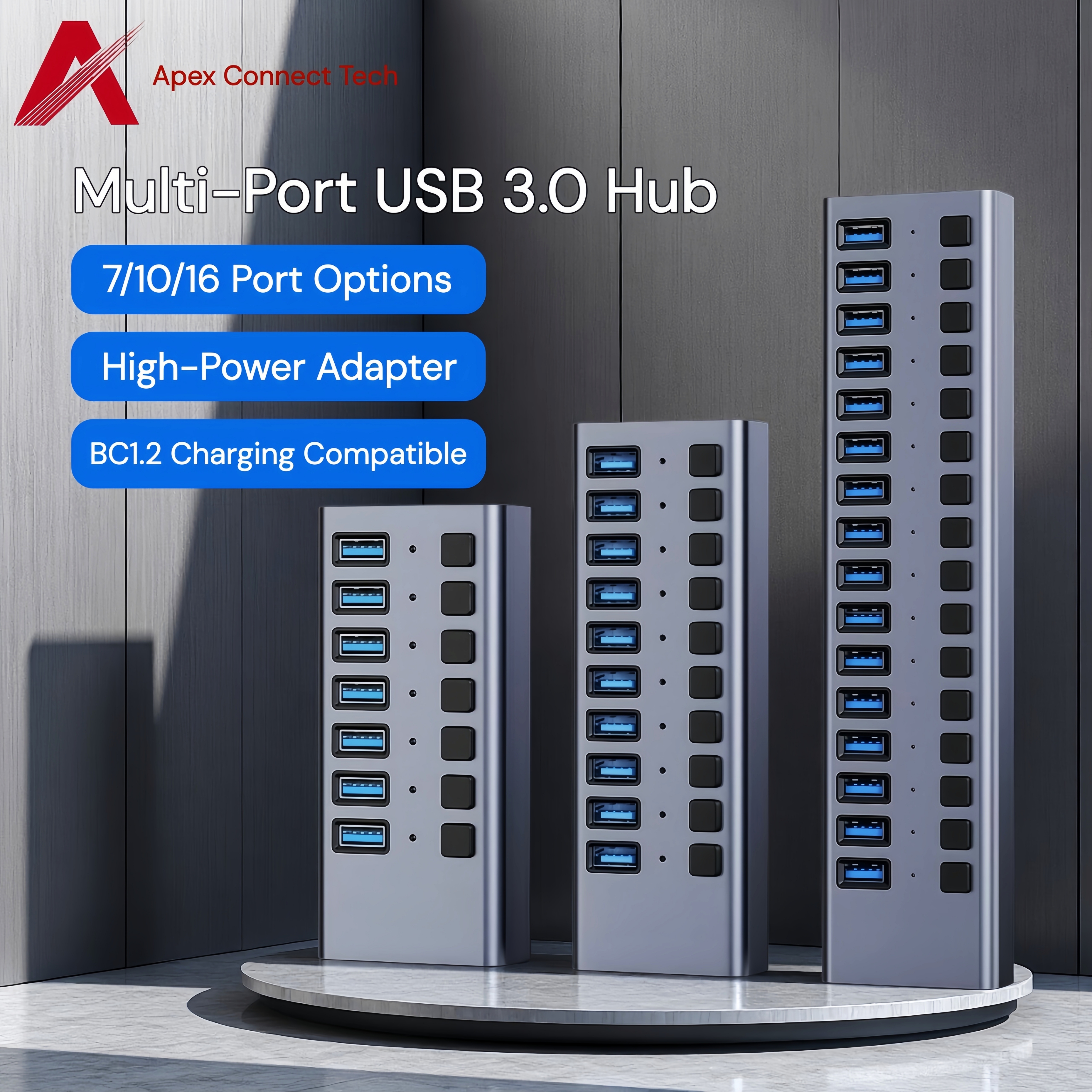 Usb Hub 7 Port - USB Hub 3.0 High Speed Multiport