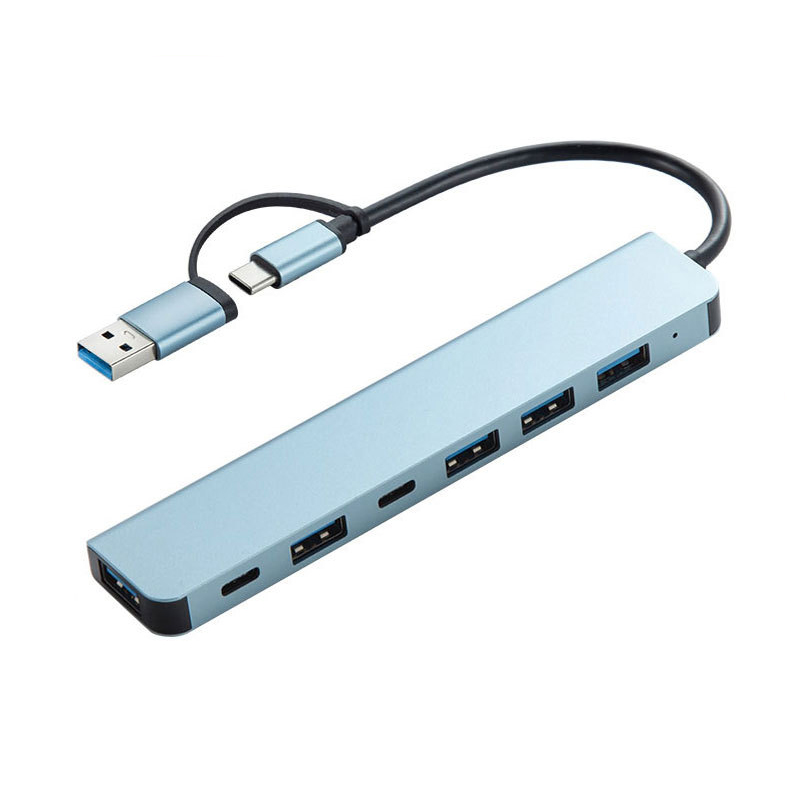 7 Ports USB 3.0 Type C Hub 7 i - Usb Hub 7 Port ulasan dan harga