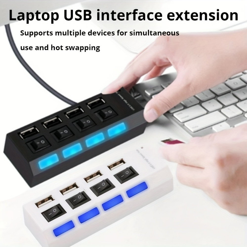 USB 3.0 Hub 4 7 Port Multi USB - Usb Hub 7 Port ulasan dan harga