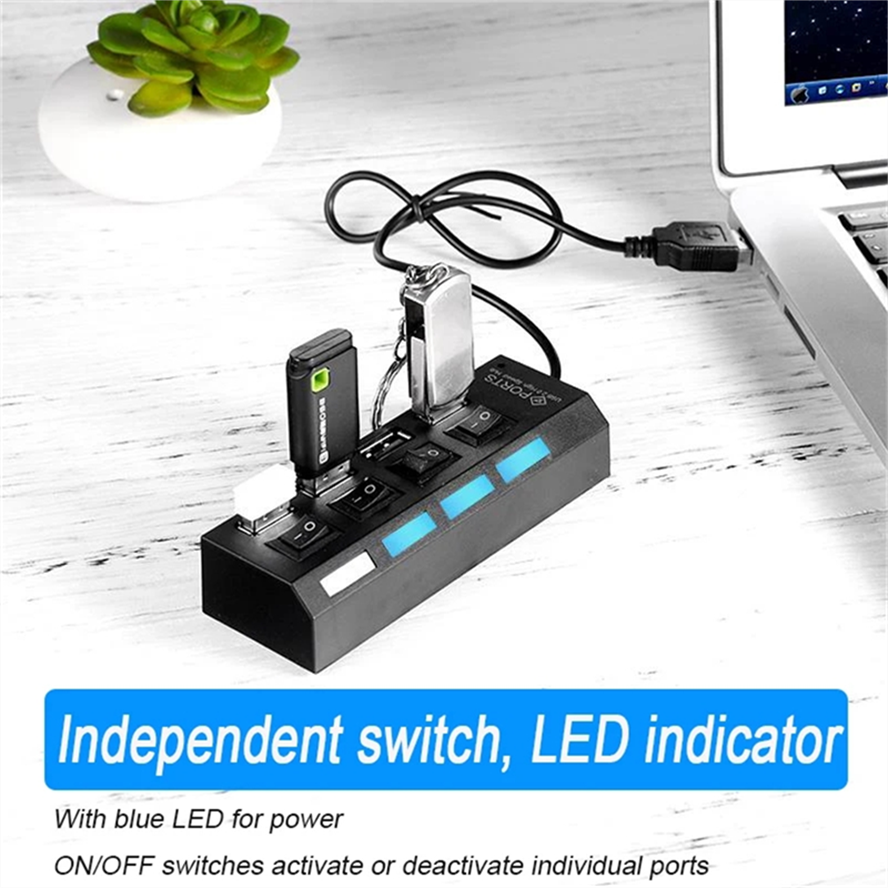 USB HUB USB Switch Hub 3.0 Ada - Usb Hub 7 Port ulasan dan harga