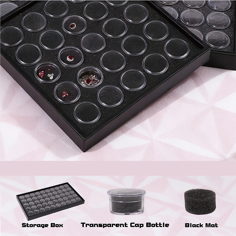 Nail Jewelry Storage Box Clear - Tech Accessories Box ulasan dan harga