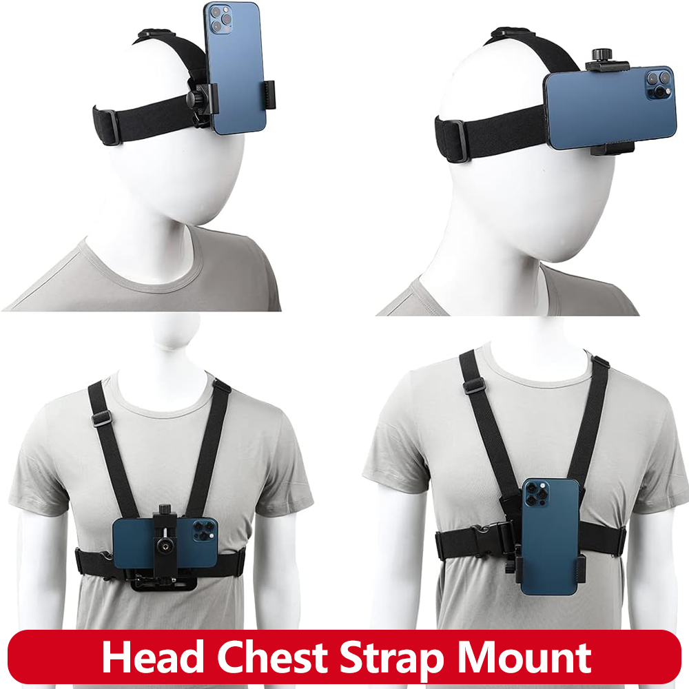 Mobile Phone Head Chest Strap  - Mobile Tech Accessories ulasan dan harga