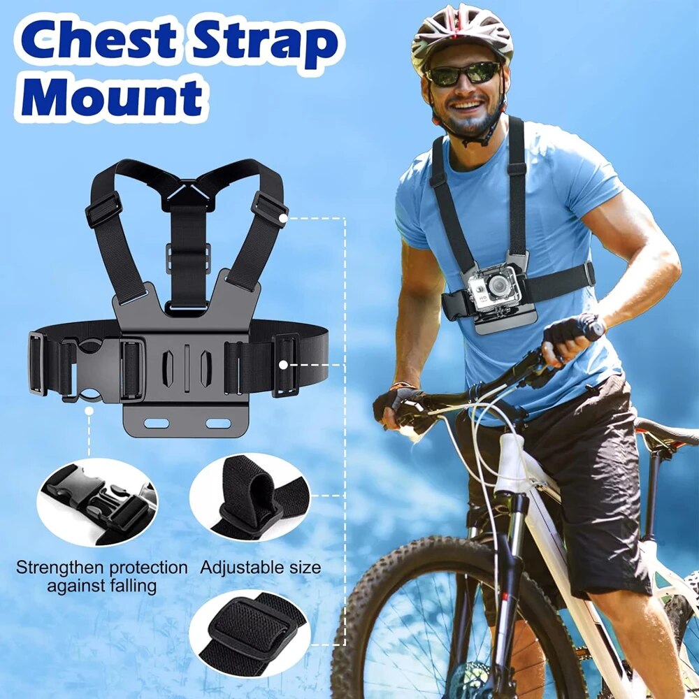 Mobile Phone Head Chest Strap  - Mobile Tech Accessories ulasan dan harga