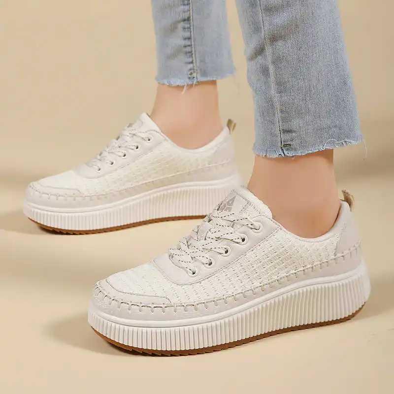Brown Shoes Woman Flats Autumn - Tech Accessories For College ulasan dan harga