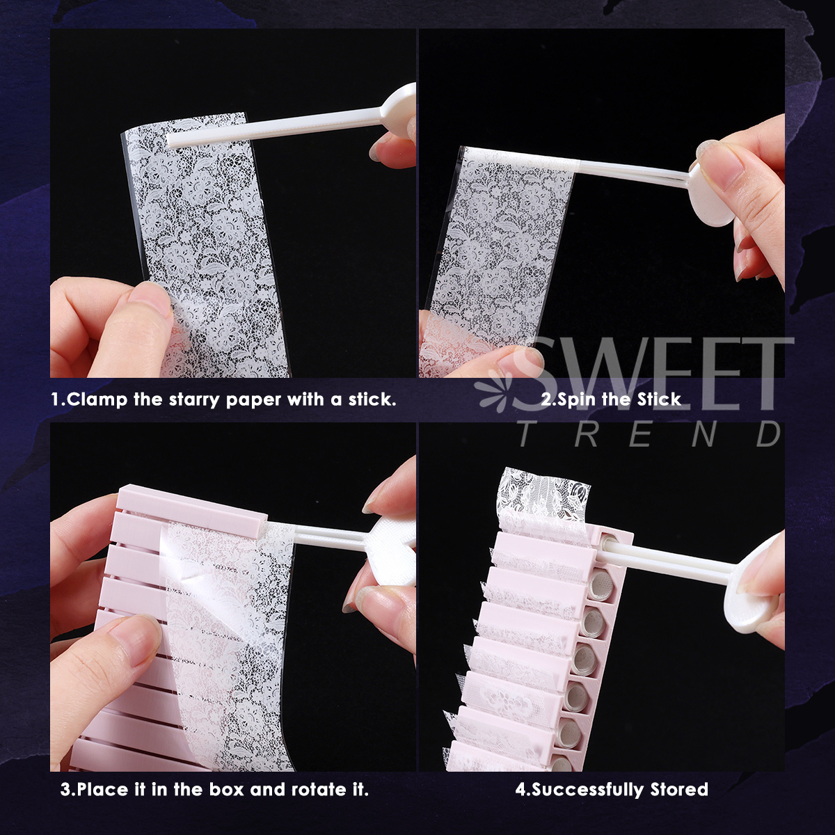Nail Transfer Foils Storage Bo - Tech Accessories Box ulasan dan harga