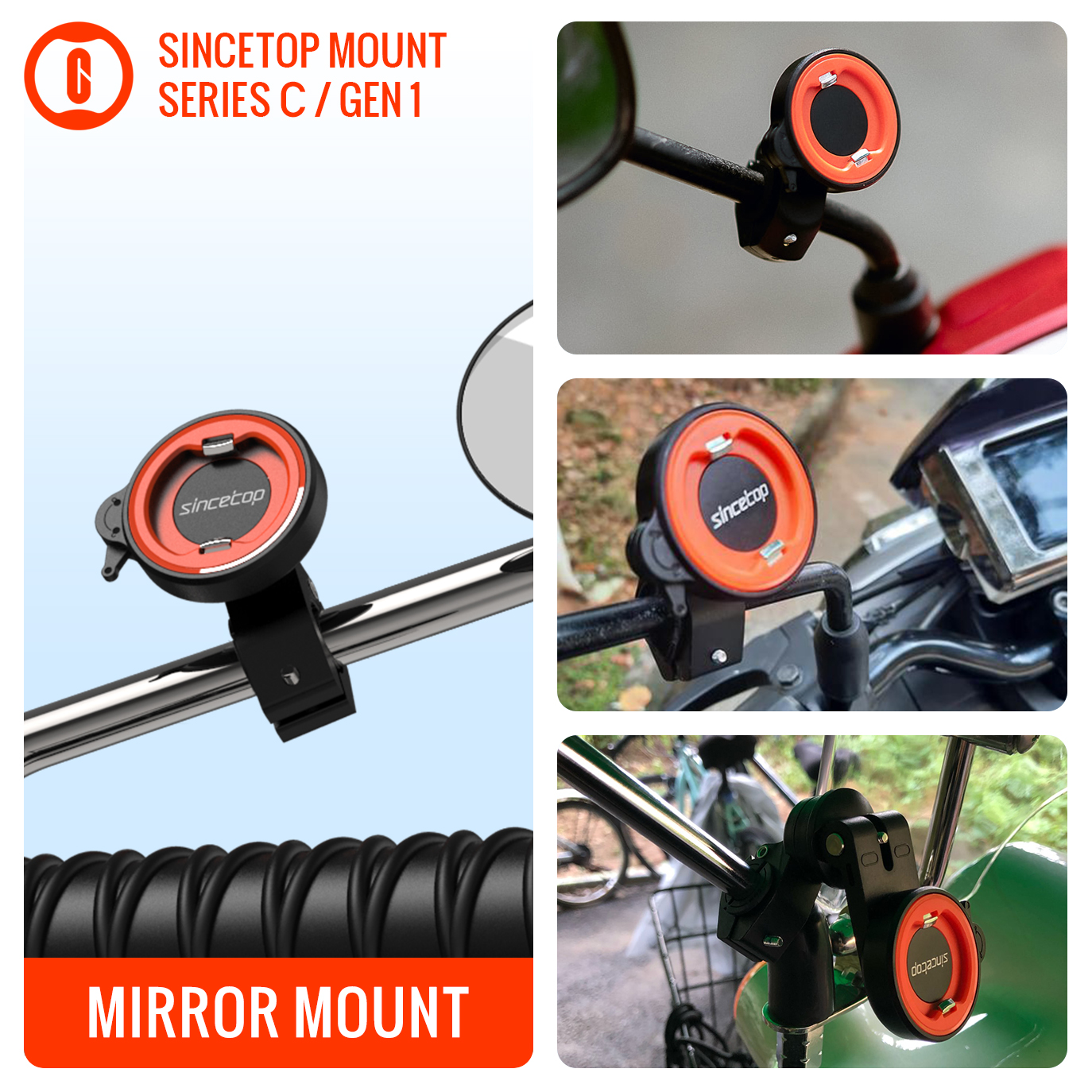Electric Motorcycles Rearview  - Mobile Tech Accessories ulasan dan harga