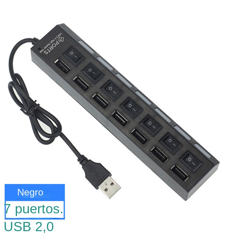7 Ports USB HUB USB Switch Usb - Usb Hub 7 Port ulasan dan harga
