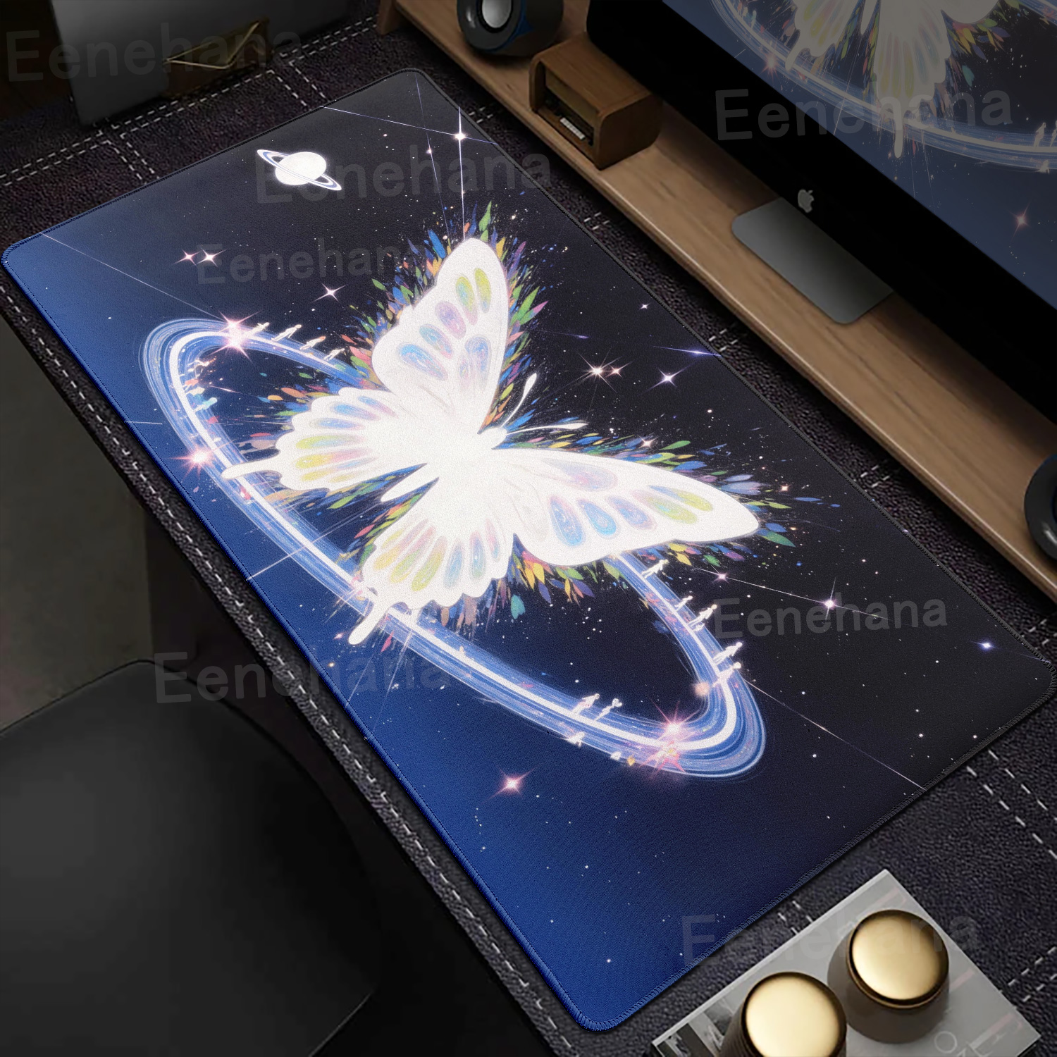 Butterfly Flower Mouse Pad Key - Tech Table Accessories ulasan dan harga