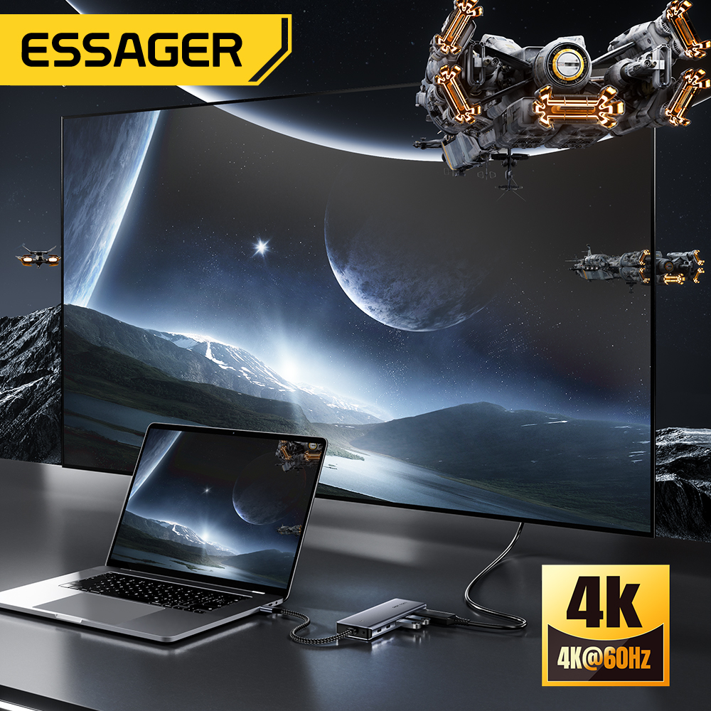 Essager USB C Hub With M.2 SSD - Usb Hub 7 Port ulasan dan harga