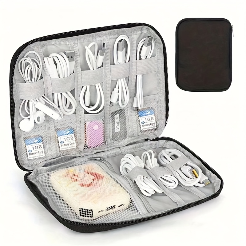 Travel Cable Organizer Case: 1 - Tech Accessories Box ulasan dan harga