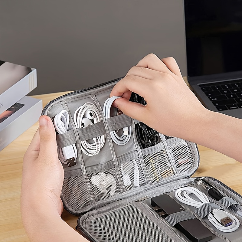 Travel Cable Organizer Case: 1 - Tech Accessories Box ulasan dan harga