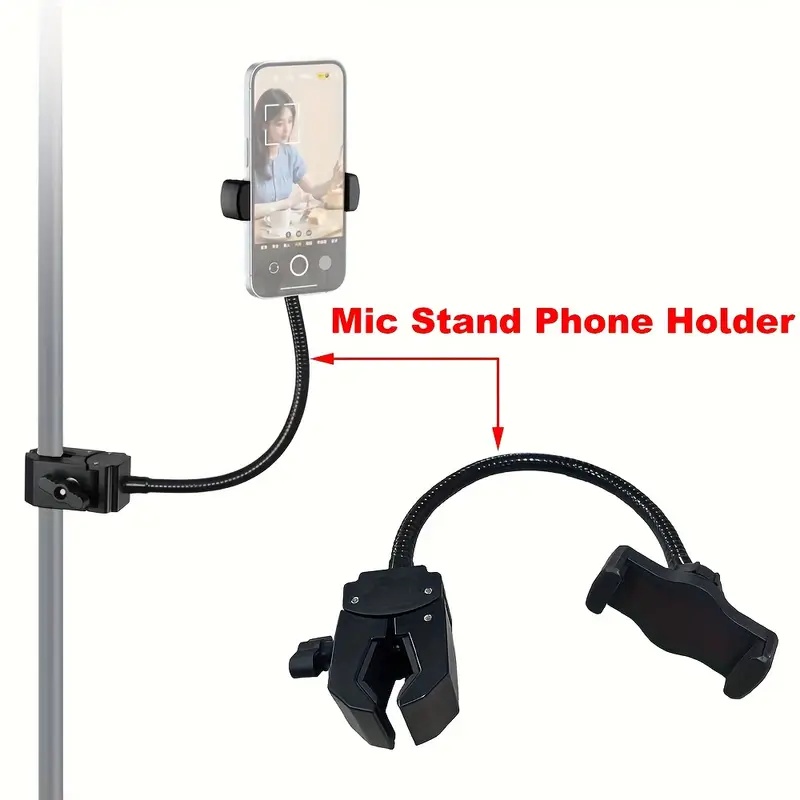 Flexible Adjustable Mic Stand  - Mobile Tech Accessories ulasan dan harga