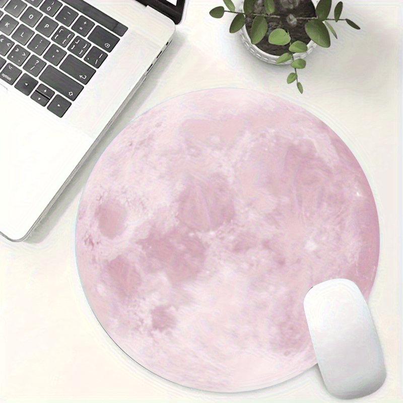 Moon pattern  round Mouse Pad  - Tech Table Accessories ulasan dan harga