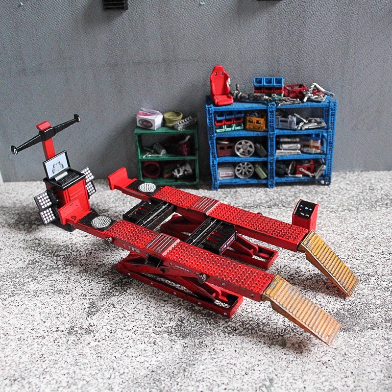 1:64 Garage Scene Accessory A  - Tech Table Accessories ulasan dan harga